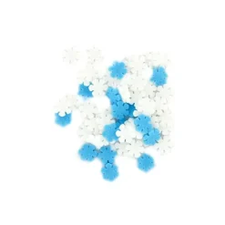 Décors comestibles flocons bicolores 45 g