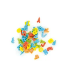 Décors comestibles lettres multicolores 40 g