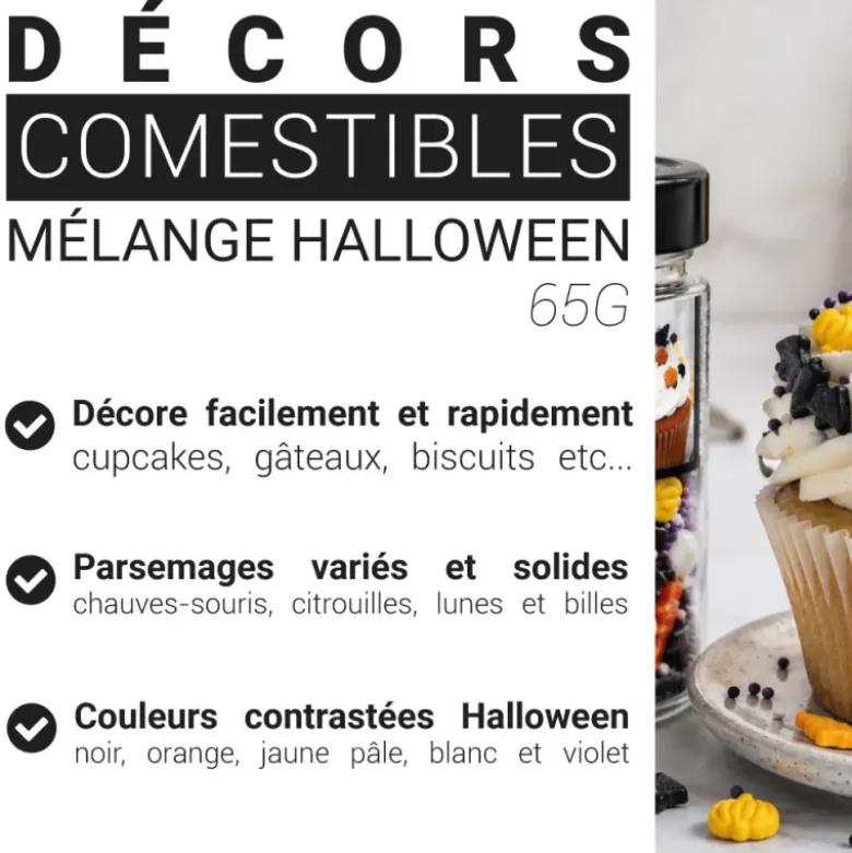 Décors comestibles mélange halloween - 65 g