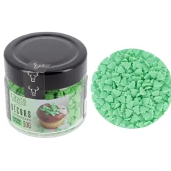 Décors comestibles sapins verts 50 g