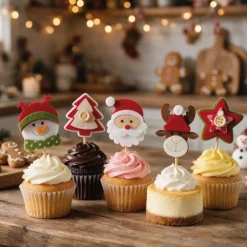 Décors de Noël en feutrine thème 2 (X50)