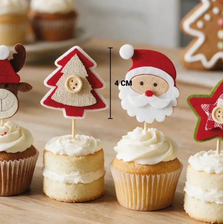 Décors de Noël en feutrine thème 2 (X50)