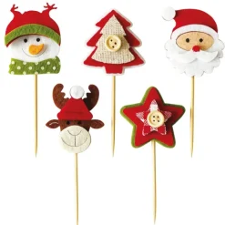 Décors de Noël en feutrine thème 2 (x10)