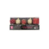 Décors de Noël sur pique assortis rouges (x5)