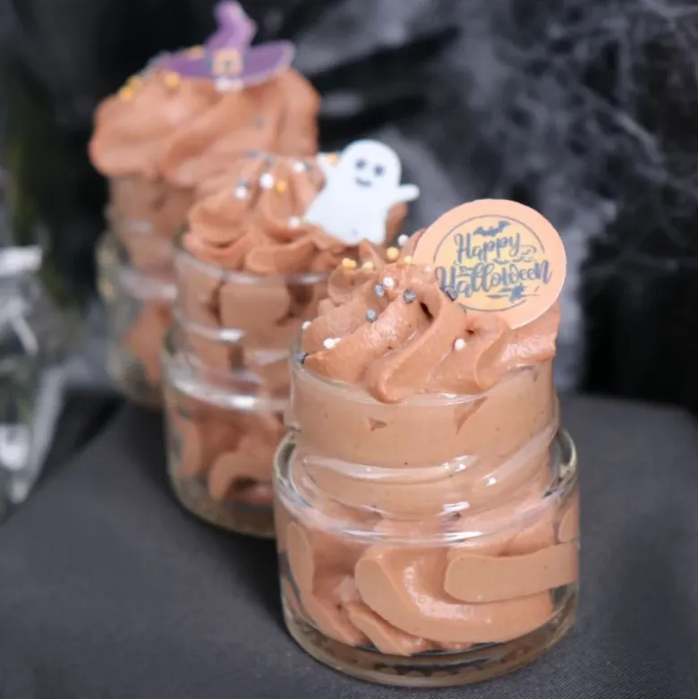 Décors en azyme assortis thème œil d'Halloween