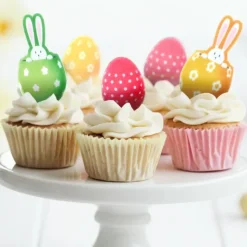 Décors en azyme assortis thème œufs de Pâques