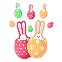 Décors en azyme assortis thème œufs de Pâques