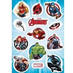Décors en azyme à découper Avengers