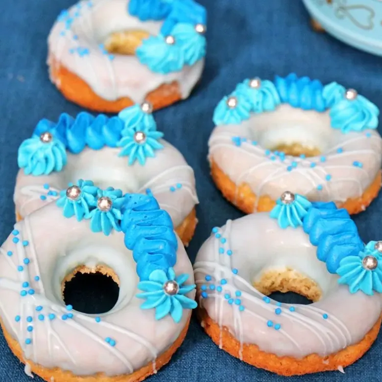 Décors mini billes comestibles bleues