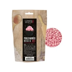 Décors perles roses comestibles 300 g