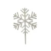 Décors à piquer "Flocons argentés" x 50 pièces