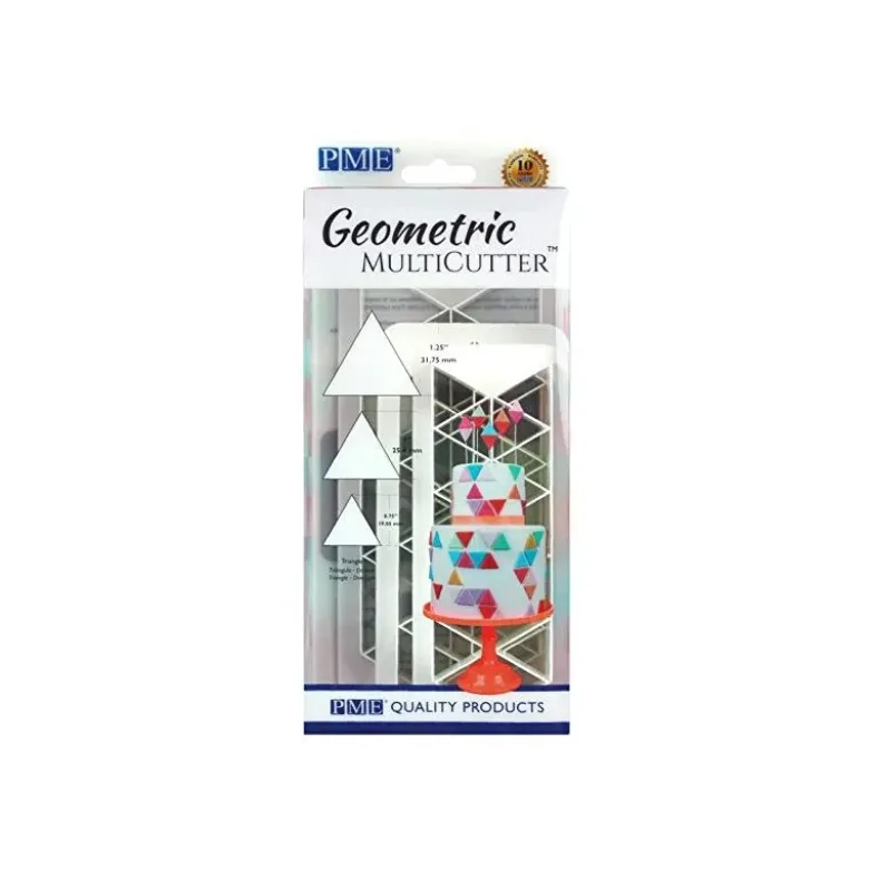 Découpoirs géométriques triangles PME (x3)
