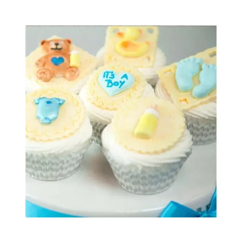 Découpoirs relief layette bébé (x2)