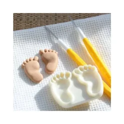 Découpoirs relief pieds (x2)