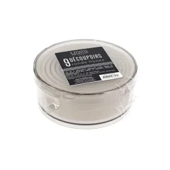 9 Découpoirs ronds lisses assortis
