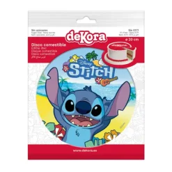 Disque azyme Stitch plage 20 cm