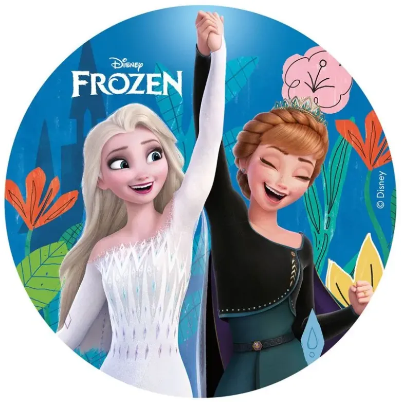 Disque gâteau en azyme Reine des Neiges - Ø 15,5 cm