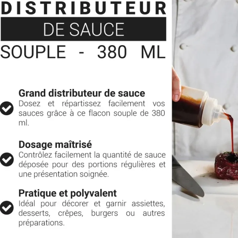 Distributeur de sauce souple - 380 ml