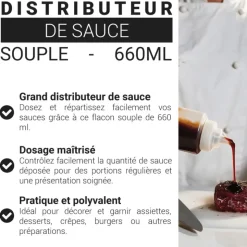 Distributeur de sauce souple - 660 ml