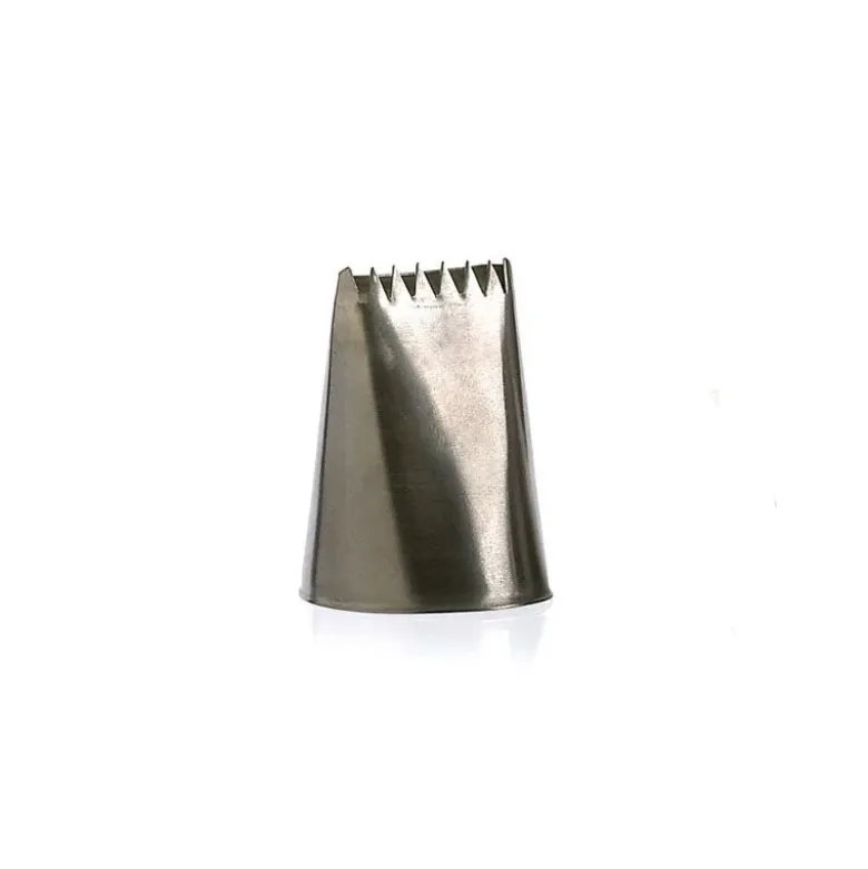 Douille à bûche large inox 28 mm - 6 dents