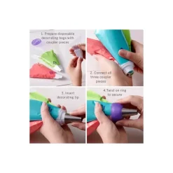 Douille pour kit de décoration tricolore Wilton