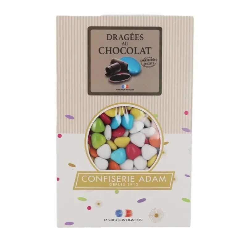 Dragées mini coeurs chocolat assortis 500 g