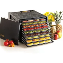déshydrateur électrique composite à fruits et légumes 9 plateaux 40° à 74° c