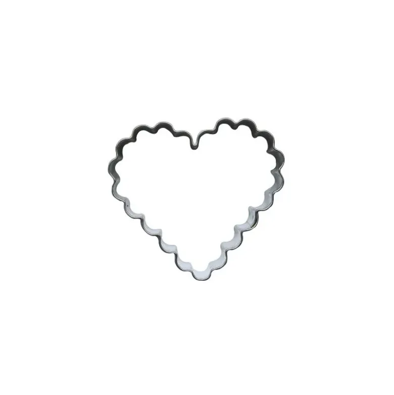 Emporte-pièce cœur cannelé 4,7 cm