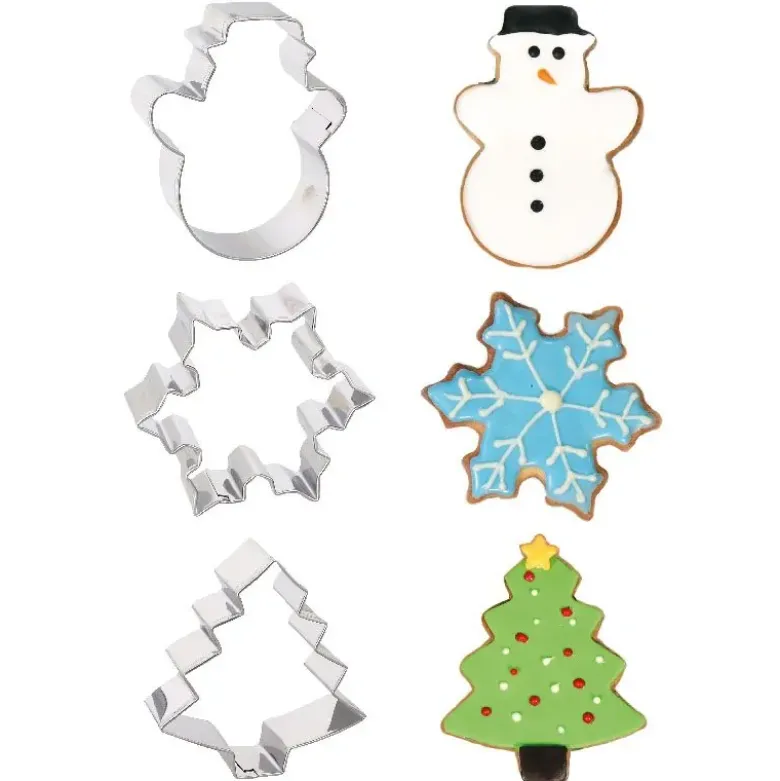 Emporte-pièce Noël assortis (x3)
