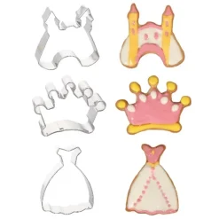 Emporte-pièce Princesse assortis (x3)