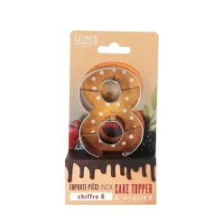 Emporte-pièces cake topper "8"