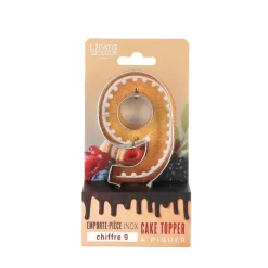 Emporte-pièces cake topper "9"
