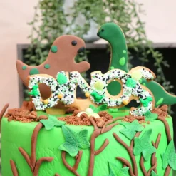 Emporte-pièces cake toppers thème dinosaures (lot de 3)