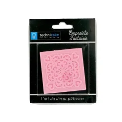 Empreinte carrée fantaisie Patisdecor