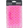Empreinte effet matelassé fleurs rondes