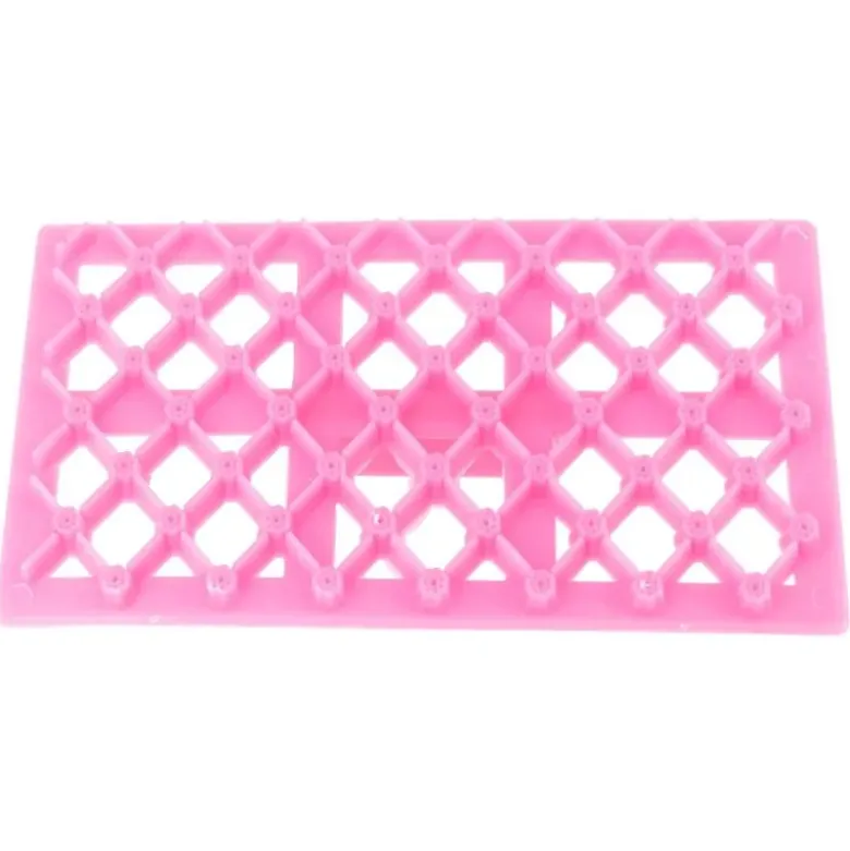 Empreinte effet matelassé fleurs rondes