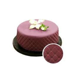Empreinte effet matelassé petites fleurs