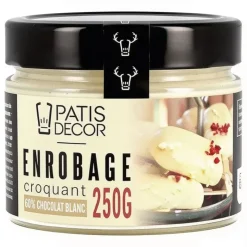 Enrobage croquant goût chocolat blanc - 250 g