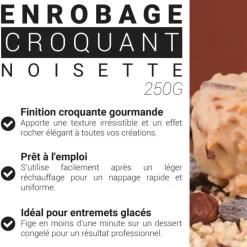 Enrobage croquant goût noisette - 250 g