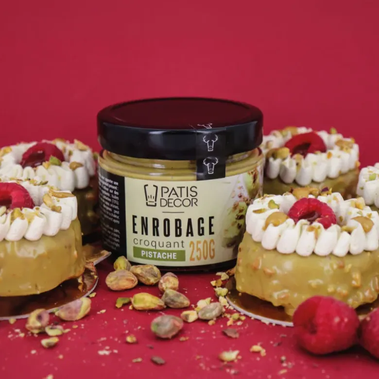 Enrobage croquant goût pistache - 250 g