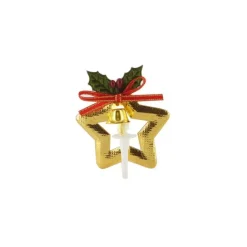 Etoile de Noël sur pique