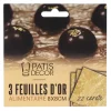 Feuilles d'or alimentaire (x3)