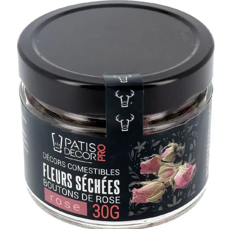 Fleurs séchées de roses roses 30 g