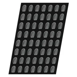 Flexipan GN 1/1 plaque de 42 mini-madeleines 5.2x3.5 cm