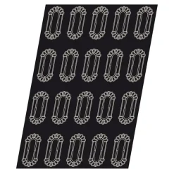 Flexipan 60x40 plaque de 20 brioches longues à côtes 11,3x8,1 cm
