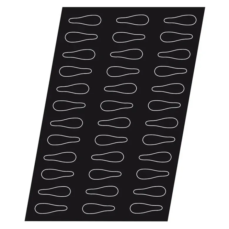 Flexipan 60x40 plaque de 36 cuillères 9x2.8 cm