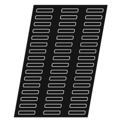 Flexipan 60x40 plaque de 48 demi-cylindres 8.5x1.7 cm