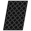 Flexipan 60x40 plaque de 24 fleurs 6.4x2.6 cm