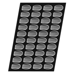 Flexipan 60x40 plaque de 40 madeleines 7.8x4.7 cm