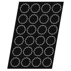 Flexipan 60x40 plaque de 24 mini-brioches cannelées 8.1 cm